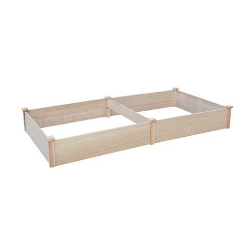 Wooden Raised Garden Bed, 8×4×1 ft Planter Box (Nature)